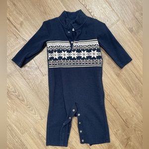 Ralph Lauren boys coverall. Fairisle print.